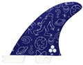 FCS�U PC CHANNEL ISLANDS SOLUTION QUAD REAR MEDIUM FIN