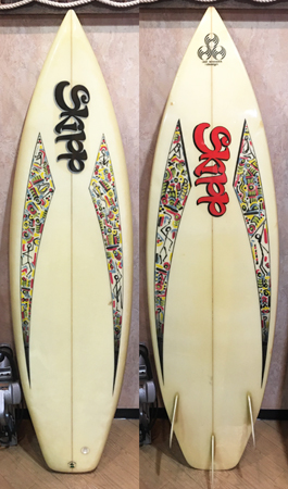 CS-1674 80'S TRI USED SURFBOARD